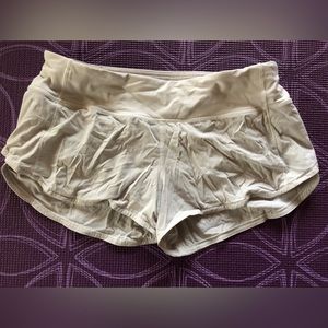 Lululemon light gray shorts size 6